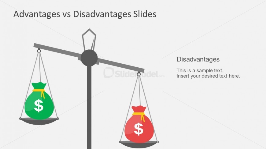 Powerpoint Templates Advantage Disadvantage For Business - Slidemodel