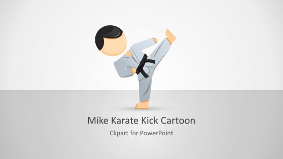 Side Kick Style Clipart of Mike