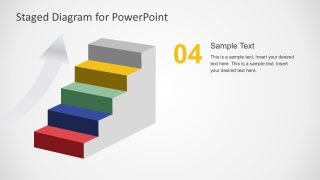 Arrow Step Stage Diagram PowerPoint