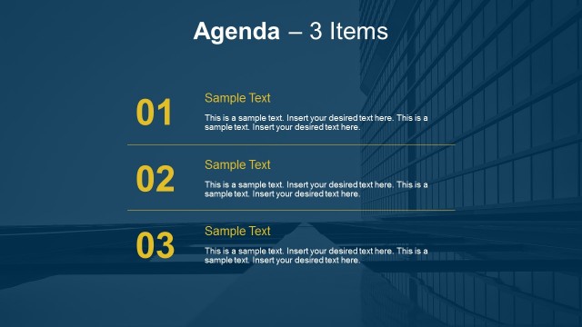 3 Point Meeting Agenda Slides