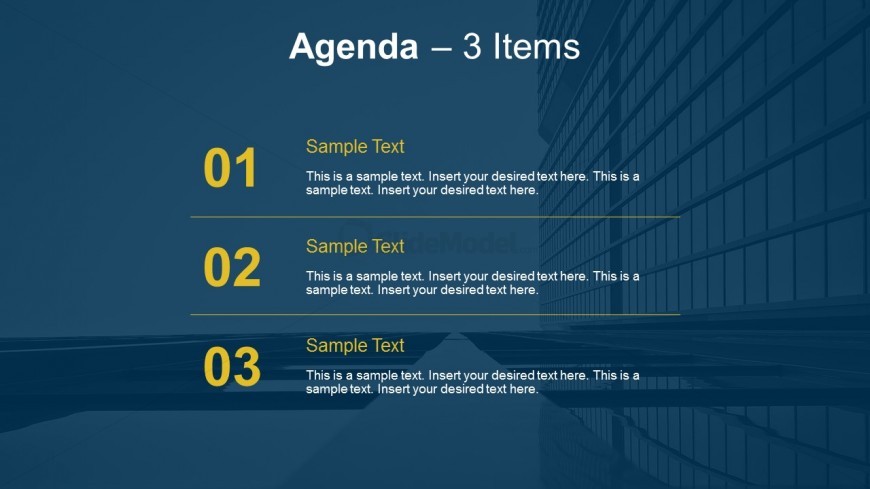 3 Point Meeting Agenda Slides SlideModel