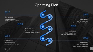 Business Visionary Model Timeline For PowerPoint