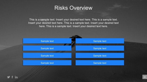 Business Risk Management Planning PowerPoint Template