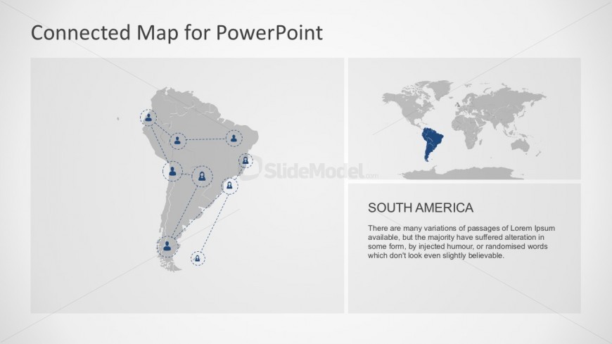 Land Continental Area For South America PowerPoint