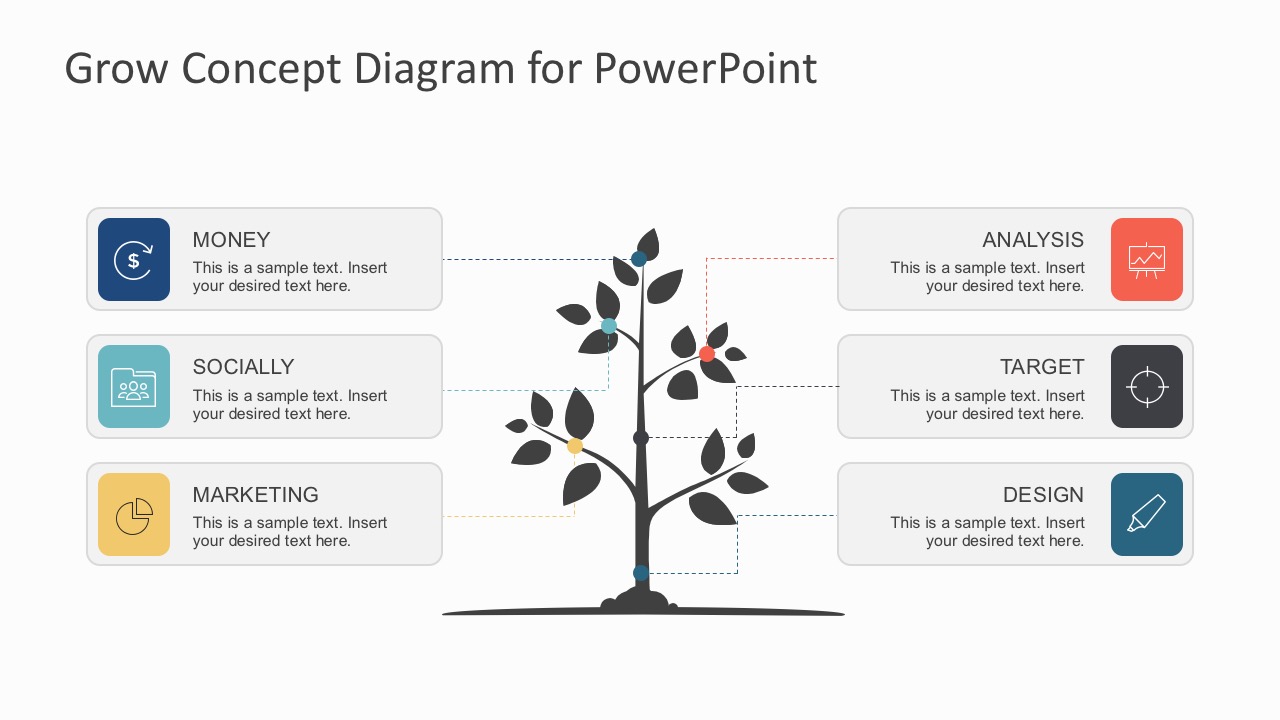 Growth Concept Diagram PowerPoint Template