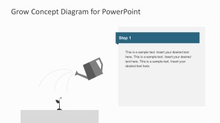 Editable Watering Plants PowerPoint Diagrams 