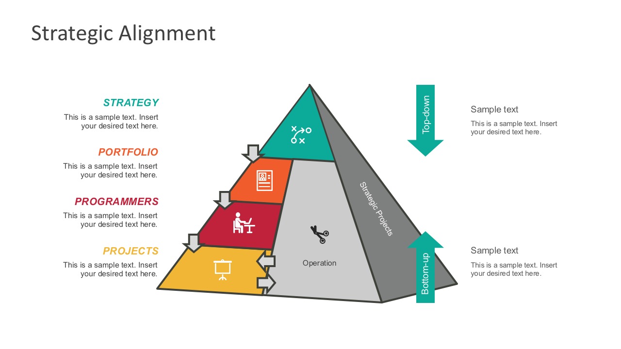 Strategic Allignment PowerPoint Infographics