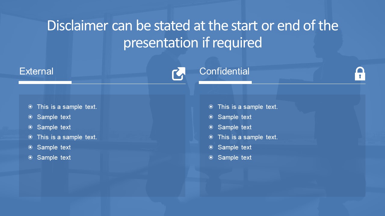 Ppt Image Background Disclaimer Slidemodel