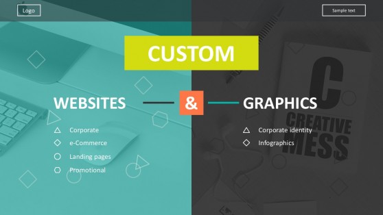 presentation template with graphics