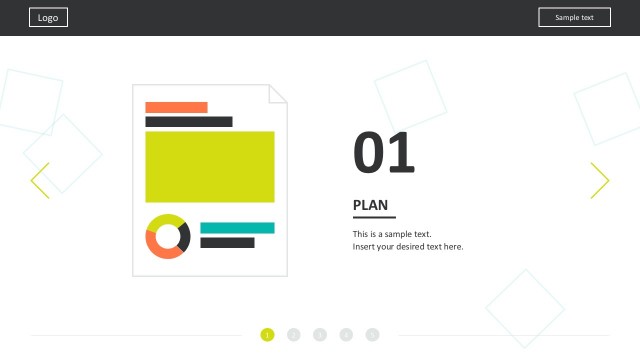 Flat Design Icons For Web Process Presentations