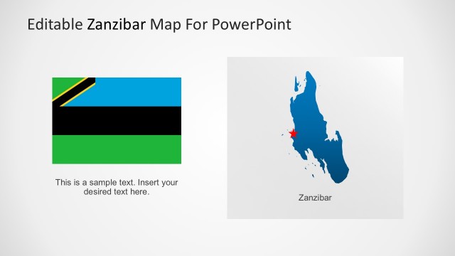 Editable Regional Map of Zanzibar