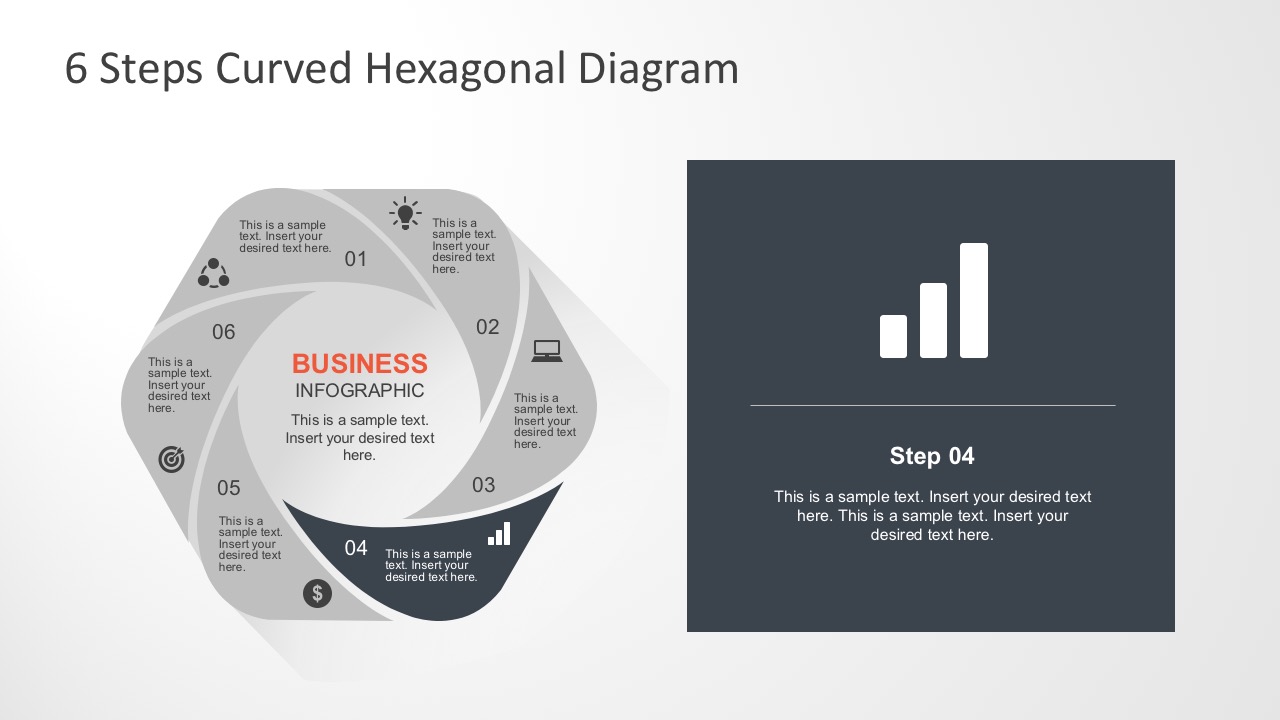 Hexagon Shape Templates for PowerPoint Presentation