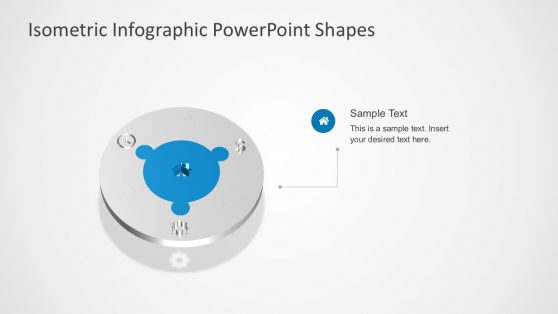 Isometric Puzzle Infographics for PowerPoint