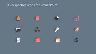 3D PPT Icons with 3D Effects