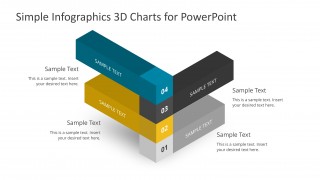 PPT Infographics Perpendicular Bar Charts