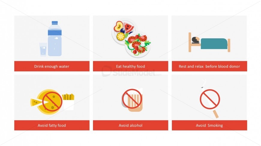 Blood Donor Guide PowerPoint Graphics