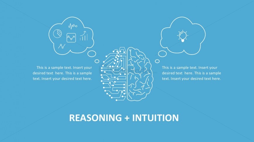 Left Right Brain PowerPoint Infographics