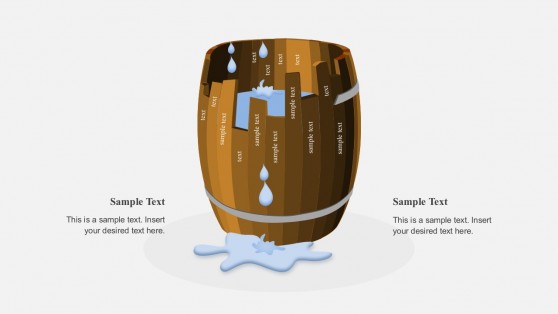 Editable Barrel PowerPoint Shapes