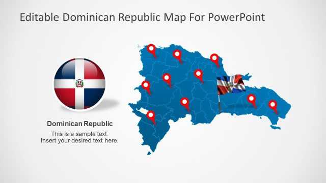 Dominican Republic PowerPoint Map