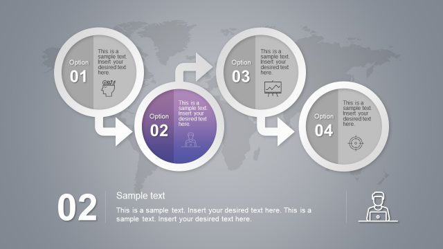 Circular Badge Step Presentation