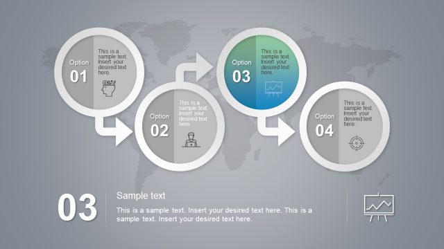 PowerPoint Diagram Slide of Four Step