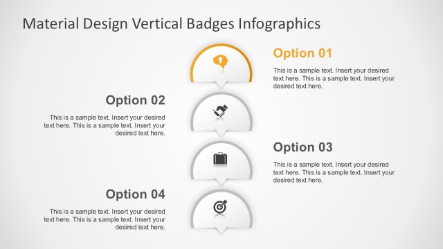 Colored Vertical Banners Infographics Diagrams