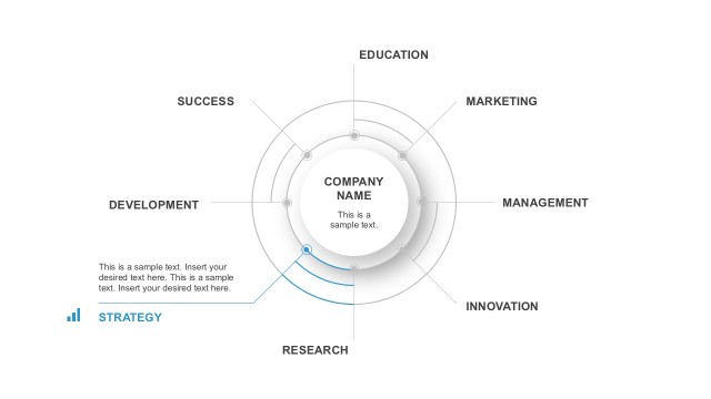 8 Segment Circle Charts Business PowerPoint