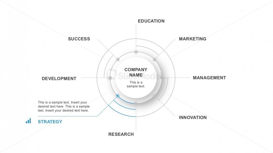 8 Segment Circle Vector PowerPoint Infographics