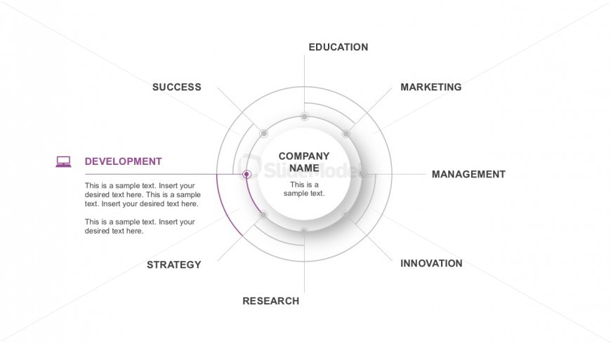 Motion Diagram PowerPoint Vector Slides 