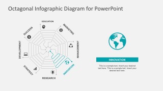 8 Steps Business Flow Chart With PowerPoint Icons