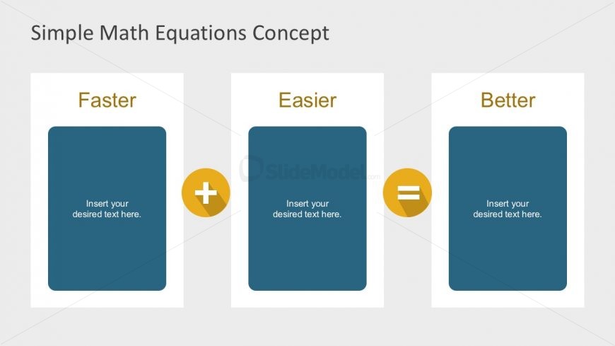 Math Operations Chart Layout PowerPoint