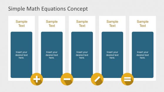 Flat Data Charts Layout for PowerPoint