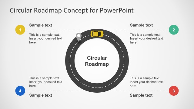 Circular Roadmap for PowerPoint