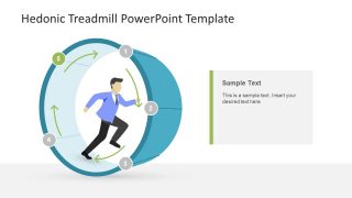 Creative Illustration of Hedonic Treadmill Concept