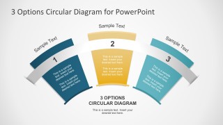 Creative 3 Options Slides In PowerPoint