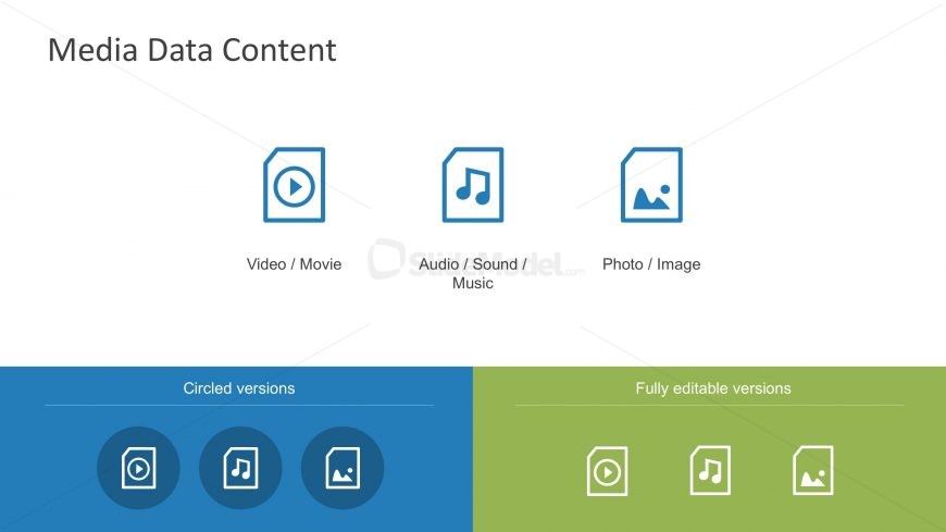 Data Business Intelligence PowerPoint Icons - SlideModel