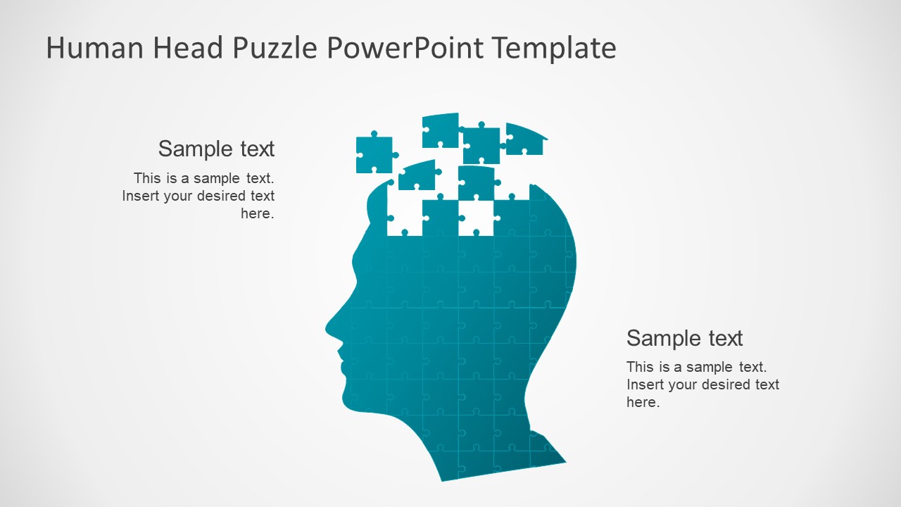 Jigsaw Puzzle Shapes Slide Template