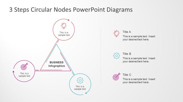 Infographic 3 Steps Diagram of PowerPoint