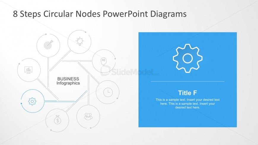 8 Steps Business Infographic Slide Template