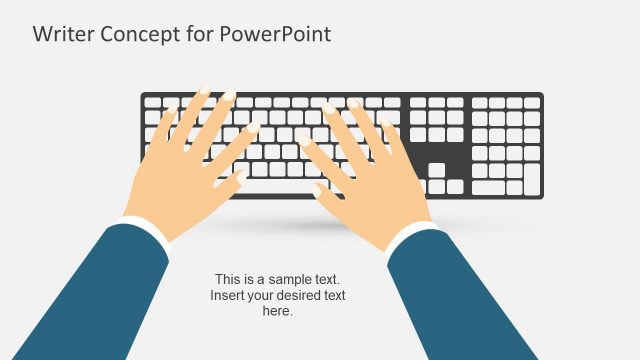 Keyboard Metaphor PowerPoint Shape