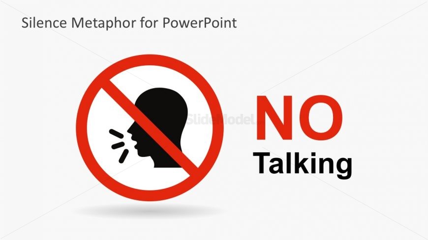 No Talking Shape Vectors