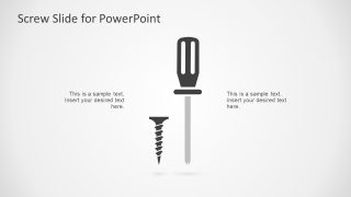 Screw and Screwdriver Slide as Metaphor PPT