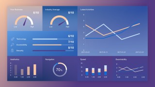 Interactive Dashboard Slide Templates