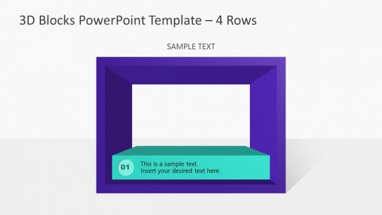 Presentation of 3D Blocks Style Step 1