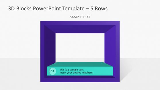 PowerPoint Templates 3D Diagram 1 Block