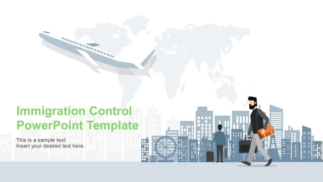 Immigration Control PowerPoint Template