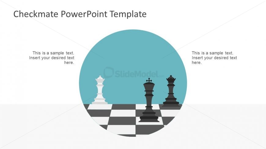 Circular Slide of Checkmate Metaphor 