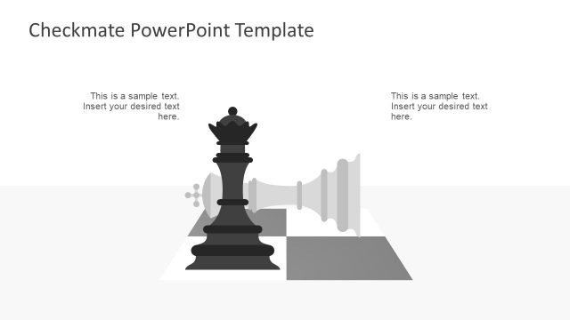 Checkmate Chess Piece Graphics Presentation