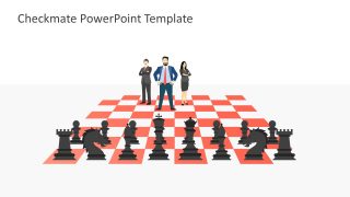 Chess Pieces and Business Team Template