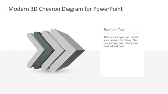 Modern Chevron Chart for PowerPoint